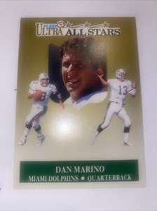 1991 Ultra All Stars #5 of 10  Dan Marino Miami Dolphins  D16