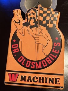 NEW 60's 70'S STYLE DR. OLDSMOBILE'S W MACHINE Tin Metal Embossed Sign #7 - Picture 1 of 3