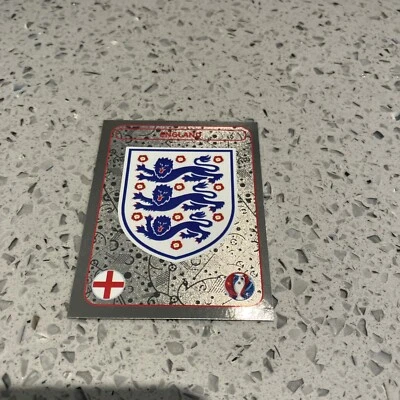 EURO 2016 UEFA PANINI FRANCE Badges-Shiny England - Image 1 of 2