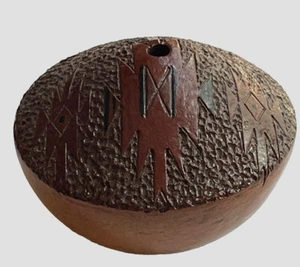 Lorraine Williams Seed Pot Pottery 4" Signed Navajo Hand Made Native American - Picture 1 of 15