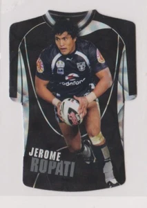 2009 NRL Champions Series DIE-CUT JERSEY Card Of JEROME RUPATI # Warriors - Picture 1 of 2