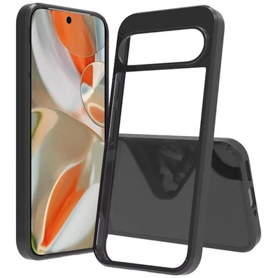 Для Google Pixel 10 Pro XL чехол прозрачный гибридный бампер + закаленное стекло - Изображение 1 из 3