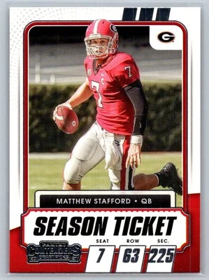 2021 Panini Contenders Draft Picks #9 Matthew Stafford - Image 1 of 2