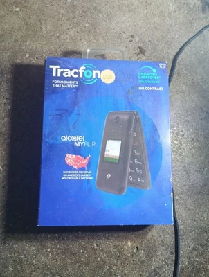 TracFone Alcatel My Flip 4G Prepaid Flip Phone New In Box NIB MyFlip - Image 1 of 4