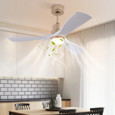 Low Noise Indoor Lighting Fixtures Remote Control 48" Led Ceiling Fan Light - Image 1 of 4