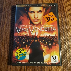 V For Vendetta DVD 2006 Widescreen Natalie Portman Hugo Weaving - Picture 1 of 3