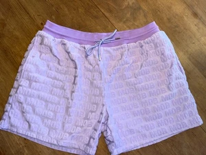Strawberry Milk Mob, Men's Large, Purple Shorts, Terry Cloth, - Picture 1 of 4