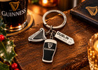 Guinness Multi Charm Keyring - Harp - Pint - Dublin - Sign - Official Gift
