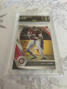 MAC JONES 49ERS 2021 PRIZM DRAFT PICKS NOVATO RC # 104 GRADO 8 L@@K - Imagen 1 de 2
