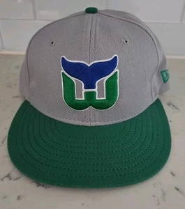 New Era 59Fifty NHL HARTFORD WHALERS TAILLIERT Gr. 7 MÜTZE grau/grün NEU - Bild 1 von 7