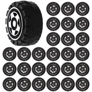 50 Pcs Radspielzeugzubehör Kleinkind Auto Montieren Räder Handwerk - Bild 1 von 12