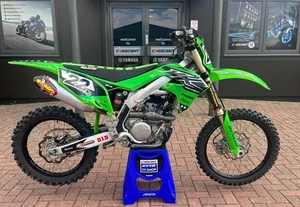 KAWASAKI KX250F 2022 - FMF EXHAUST - TITANIUM FOOTREST - NEW CHAIN AND SPROCKETS - Picture 1 of 9
