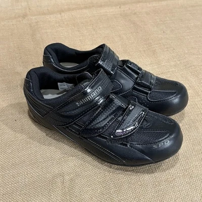 Zapatos de ciclismo Shimano WR35 para mujer 5,5 EU 37 negros SPD tacos carretera SH-WR35L Foto 1 de 4