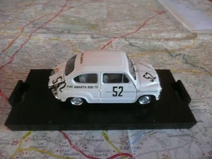 Fiat Abarth 850 TC N°52 500 km Nurburgring 1962 Antiguo BRUMM 1/43 en Caja - Imagen 1 de 5