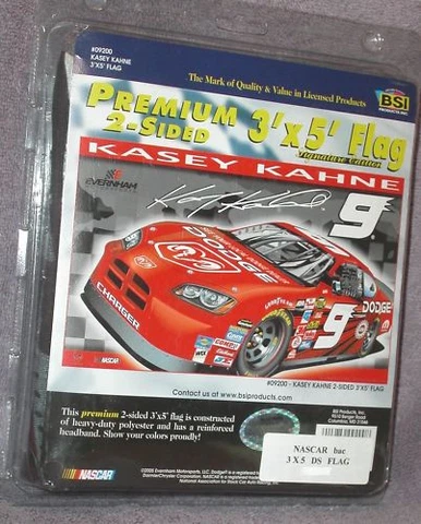 KASEY KAHNE # 9 NASCAR Collectors Signature Edition 3x5 ft Premium 2 Sided Flag Cover