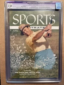 Sam Snead First SPORTS ILLUSTRATED FC June 11, 1956 Newsstand CGC 7.0 Restored - Picture 1 of 2