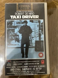 Taxi Driver VHS VIDEO MOVIE FILM Robert De Niro MARTIN SCORSESE VERY RARE - Picture 1 of 3