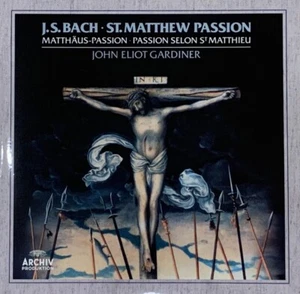 Signed by ANDREAS SCHMIDT Bach St. Matthew Passion Gardiner Archiv 3x180g LP New - Picture 1 of 2