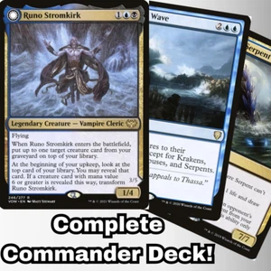 MTG Commander EDH Deck Runo Stromkirk 100 Cards Sea Creatures Custom Deck Dimir - Picture 1 of 10