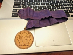 RARE - The Poor Richard Club, Philadelphia, PA Chaplain's Medal - BB&B Bronze - Picture 1 of 7