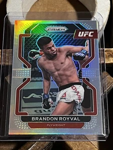 2022 Panini Prizm UFC BRANDON ROYVAL Card No 149 SILVER PRIZM FRESH PULL SP - Picture 1 of 2