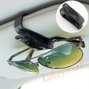 Auto Universal Sun Visor Glasses Sunglasses Ticket Card Holder Clip Accessories 