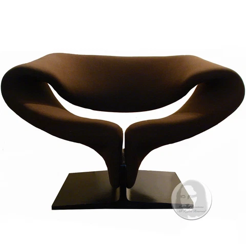 Pierre Paulin for Artifort Ribbon Chair Original Mid Century Modern Vintage 70s Cover