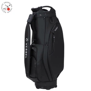 VESSEL Golf LUX 7 JP 2.0 Cart Bag Japan Exclusive 9 x 47" 7-way 2025 Model Black - Picture 1 of 6