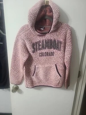 Sudadera con capucha para mujer rosa Steamboat Colorado talla pequeña de Just4wear Foto 1 de 4