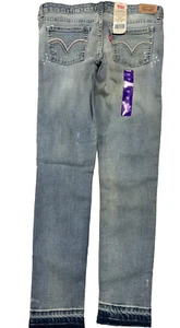 Levis Jeans Girls 710 Ankle Skinny Adjustable Waist (Light Wash, Size 10) NWT - Picture 1 of 2