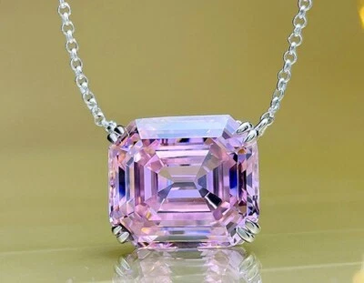 Collar Vermeil Oro 18K Diamantes Rosa y Amarillo 14ct Foto 1 de 4