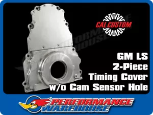 GM LS1 LS2 LS3 Timing Cover W/O Cam Sensor Hole - Polished Aluminium, Holden - Picture 1 of 3