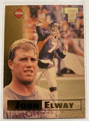JOHN ELWAY QB 1998 COLLECTORS EDGE T3 #34  DENVER BRONCOS  - Image 1 of 2