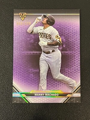 Manny Machado 2021 Topps Triple Threads Amethyst /299 Padres - Image 1 of 2