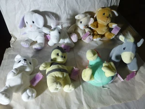 Lot of 8 Enesco Precious Moments Tender Tails Bean Bags Mouse Unicorn BeeParrot - Picture 1 of 4