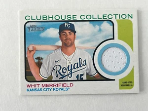 WHIT MERRIFIELD 2022 Topps Heritage High Number Game Used Jersey Relic - Picture 1 of 1