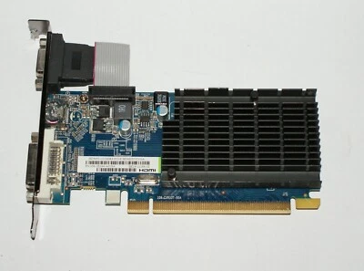 Sapphire HD5450 1GB GDDR3 PCIE DVI/VGA/HDMI Silent Graphics Card - Image 1 of 3