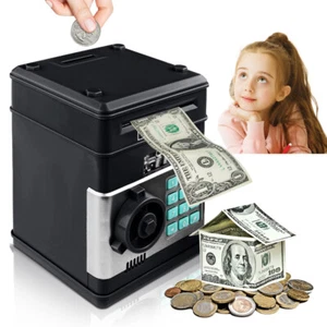 Elektrisch Spardose mit Passwort Piggy Bank Sparschwein Safe Tresor Kinder Gift - Bild 1 von 18