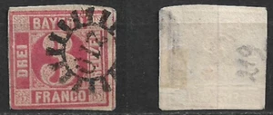 germany bayern 1862 michel 9 used 210 Höchststadt - 9/29 - Picture 1 of 1