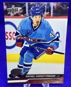 2023-24 Upper Deck Series 1 Rafael Harvey-Pinard #95 Montreal Canadiens