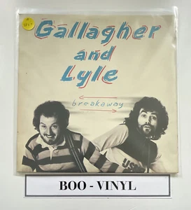 Gallagher and lyle  Breakaway LP  vinyl record A&M 1976  + lyric sheet EX / VG+ - Picture 1 of 9