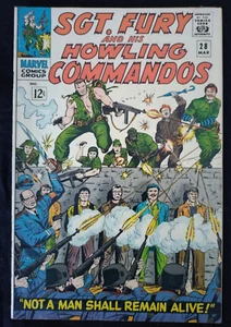 Sgt. Fury #28 un nazista mostra rimorso... L'ultimo di Stan 1966 molto bello - Foto 1 di 8