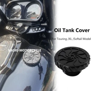 Fuel Oil Tank Gas Cap Cover For Harley Road Glide ST FLTRXST FLTRXS 2008-2023 - Picture 1 of 9