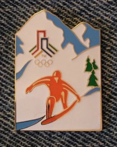 Snowboard Olympic Pin Badge~SLC 2002~Bid Logo~LE~Salt Lake City~Winter Games - Picture 1 of 4