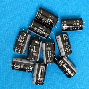 {10 piezas} 330uf 200V Condensador Electrolítico de Plomo Radial 85o Electrónica de Teapo - Imagen 1 de 3