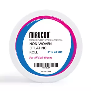 Non-Woven Wax Strip Roll for Body and Facial Hair Removal, 3 Inches X 60 Yards P - Picture 1 of 4