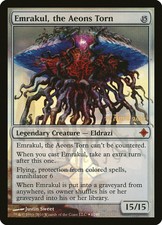 1x Emrakul, the Aeons Torn -Played Foil- Rise of the Eldrazi Prerelease Promos M