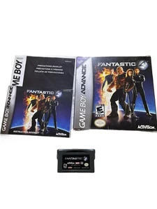 Fantastic 4 Four MARVEL (Nintendo Game Boy Advance GBA, 2005) W/Manual+Box - Picture 1 of 6