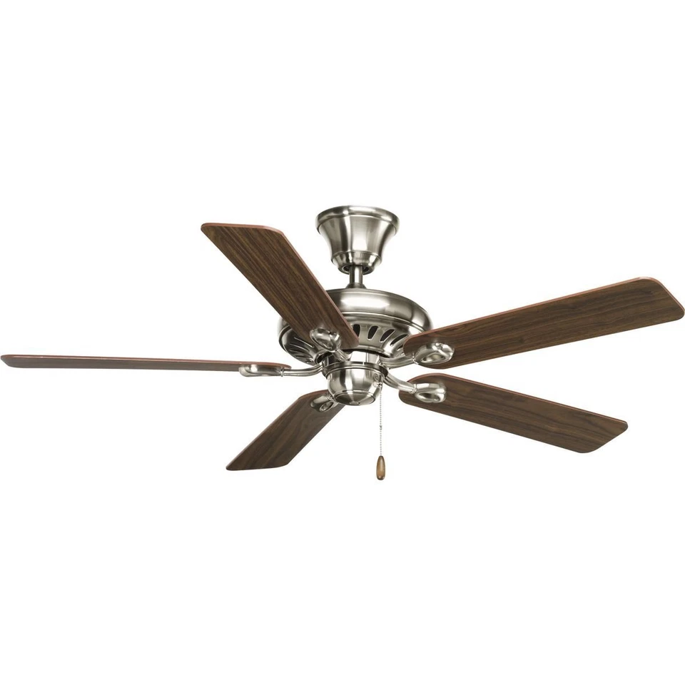 Progress Lighting AirPro Collection Signature 52" Five-Blade Ceiling Fan,Nickel - Image 1 of 4