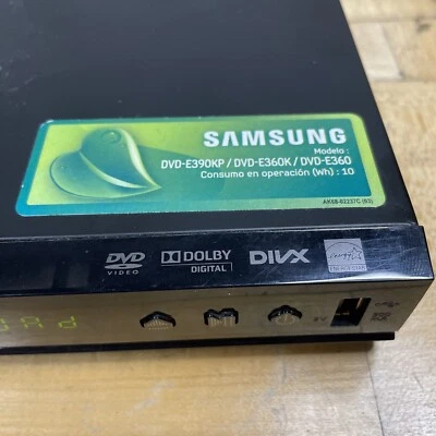 Samsung DVD-E360K DVD Player Black USB Karaoke Tested - Image 1 of 4